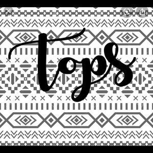 Tops under this listing